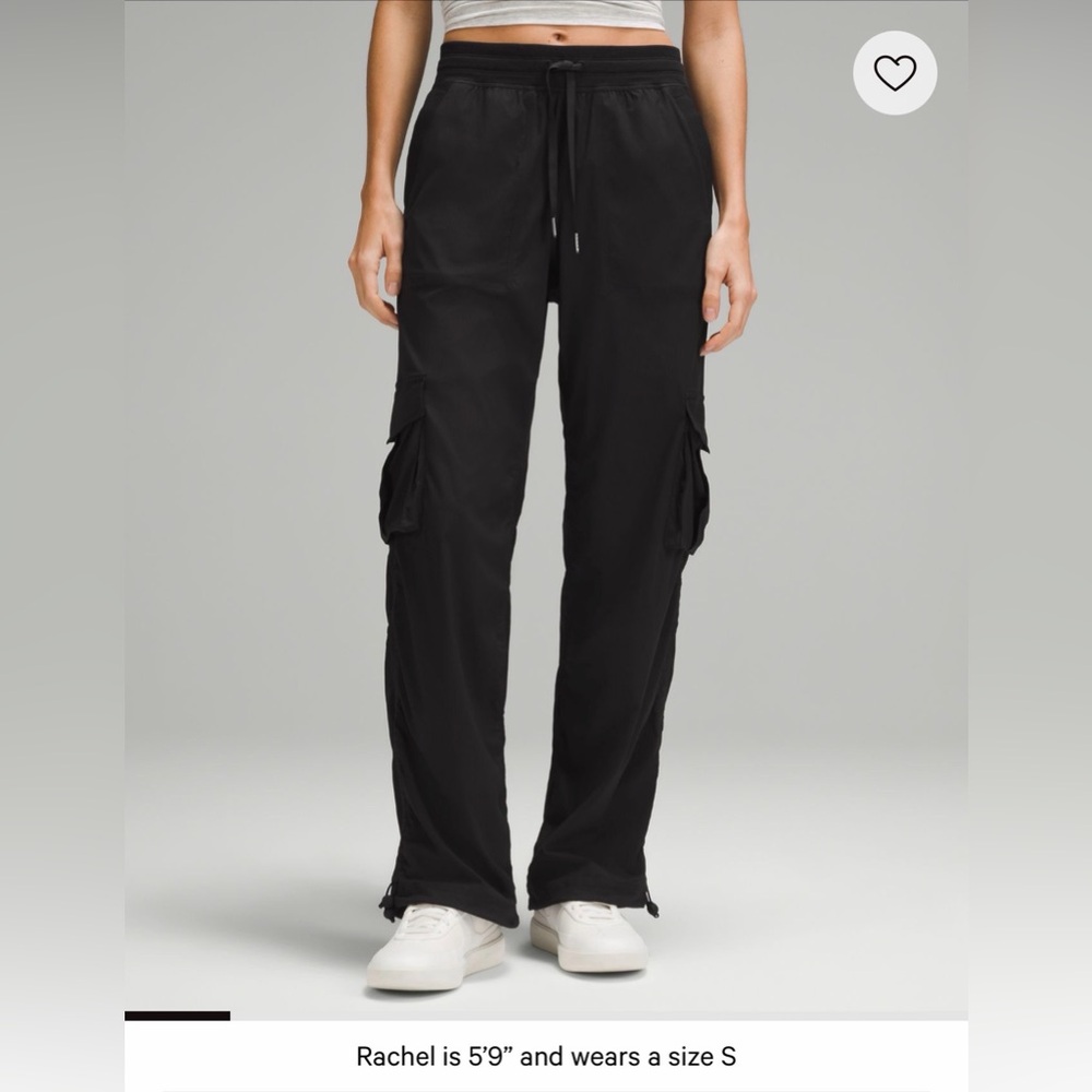 Lululemon Dance Studio Relaxed-Fit Midrise Cargo Pant, Sz S